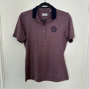 Kjus Performance Golf Polo Pink/Blue Women’s Size Medium